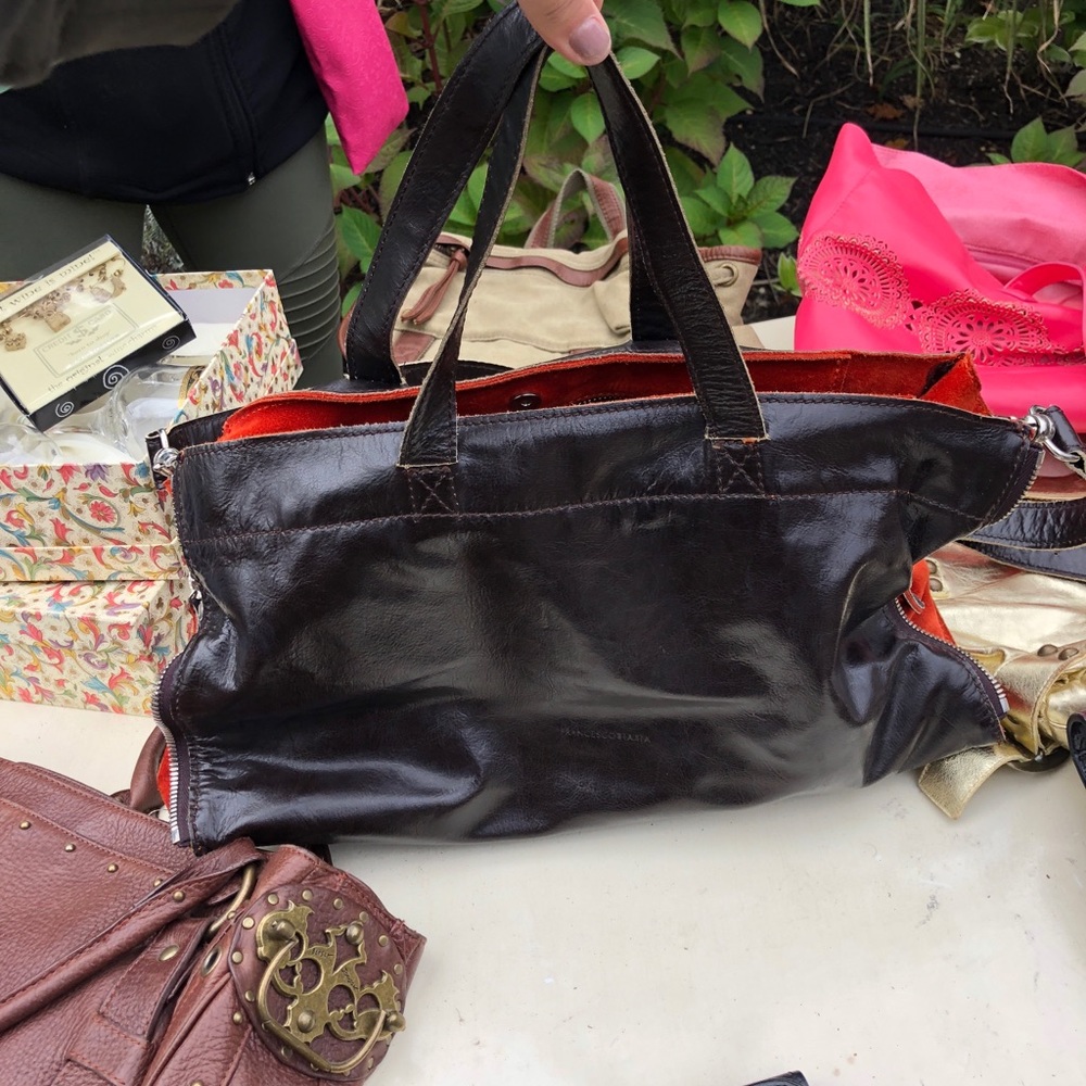 Frances Cobiasia leather bag